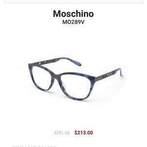 NWOT MOSCHINO MO289V IN BLUE